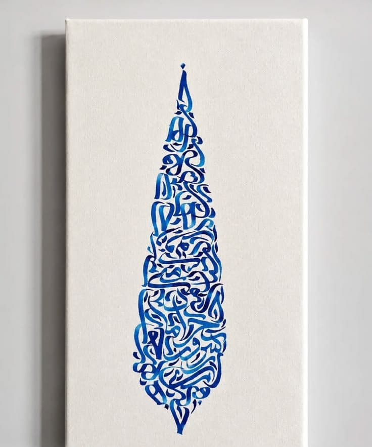 لوحة الخط العربي الحر